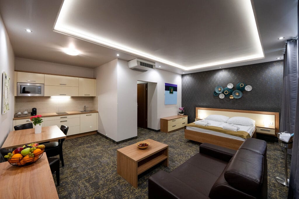 Szobák és apartmanok 7 hotel garzon plaza gyor superior apartman